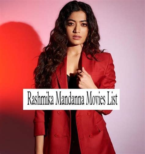 rashmika mandanna films list